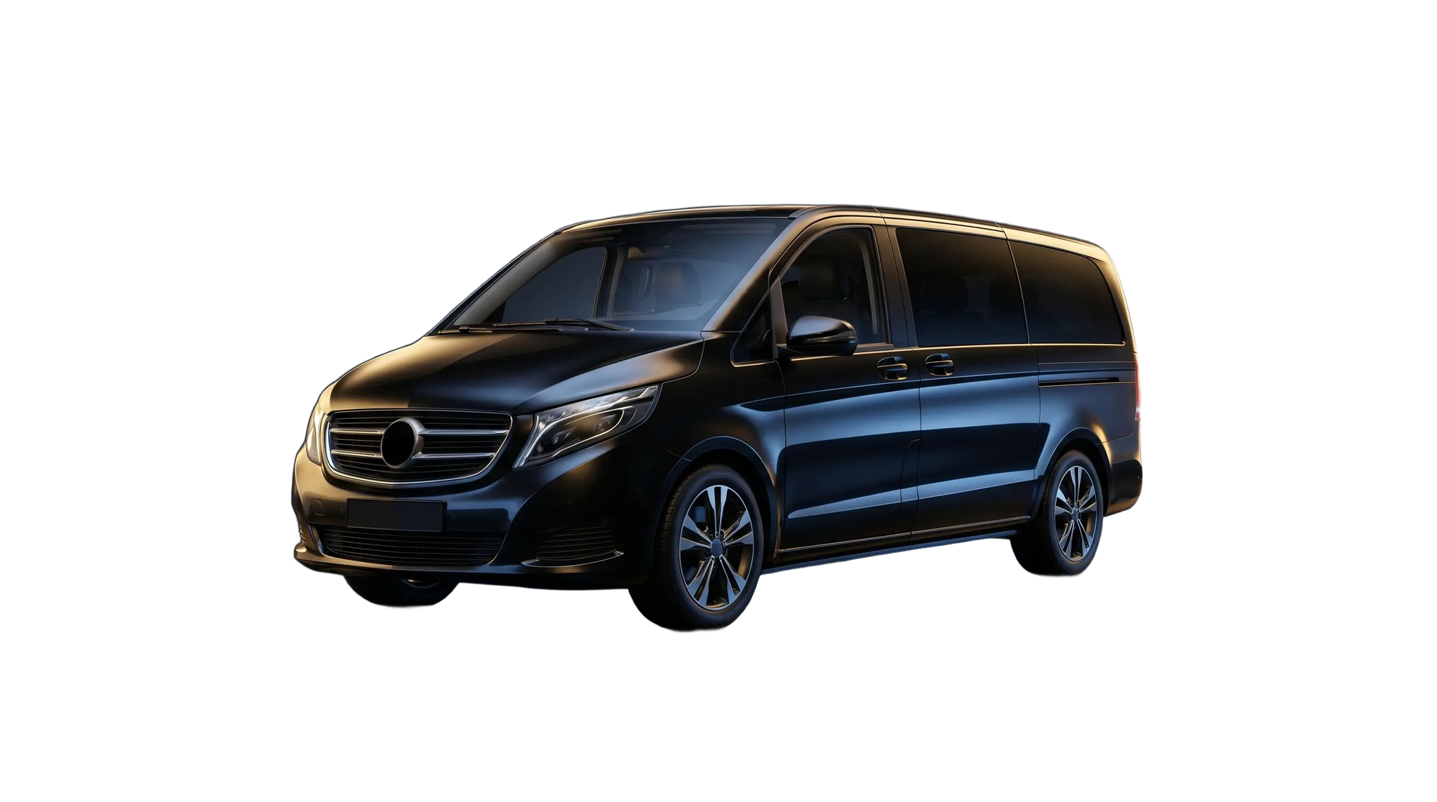 Black Mercedes V-Class executive MPV — Wales VIP Transport