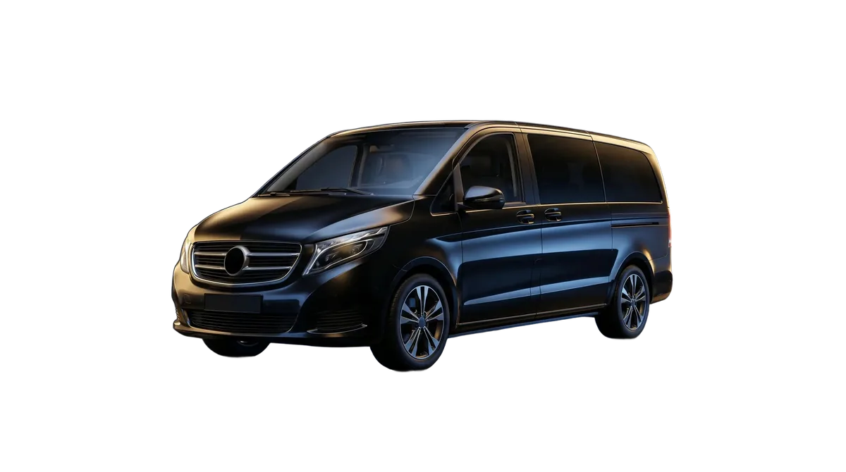 Black Mercedes V-Class executive MPV — Wales VIP Transport
